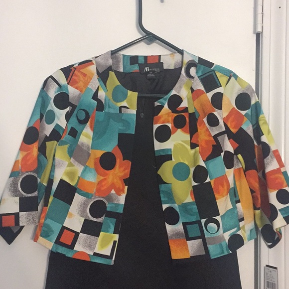 NWT AB Studio 2 piece dress - Picture 2 of 4